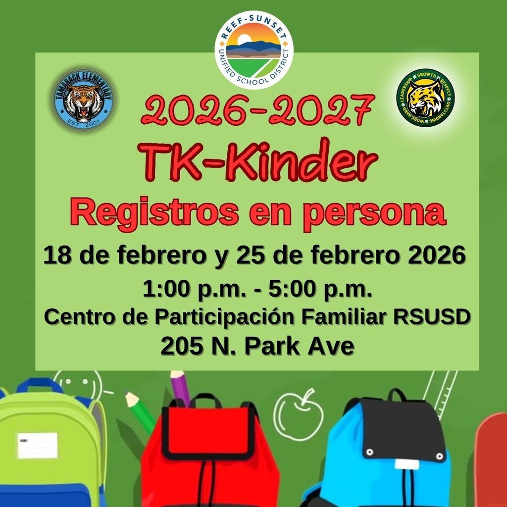 TK & Kindergarten Registration