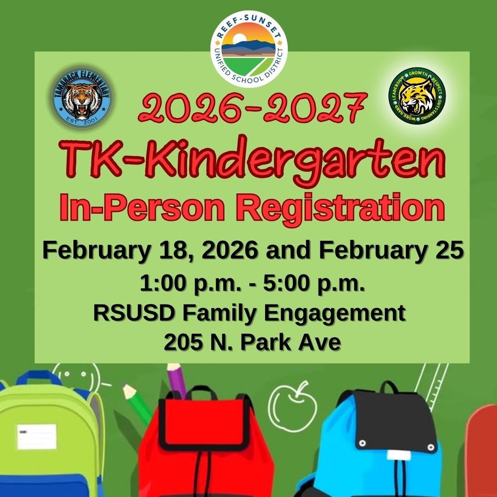 TK & Kindergarten Registration