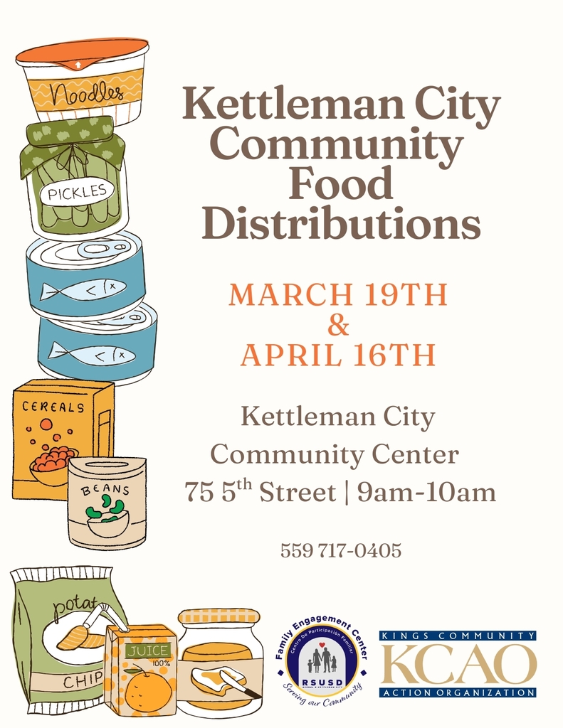 KCES Food Distribution flyer