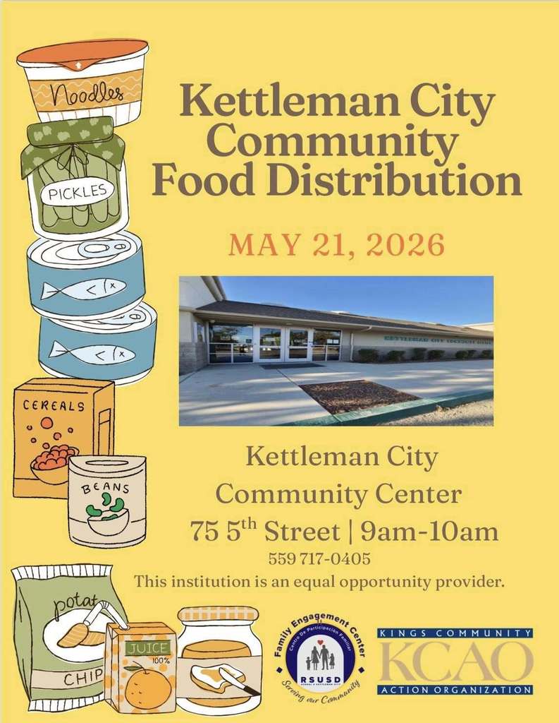 KC Community Food Distribution flyer