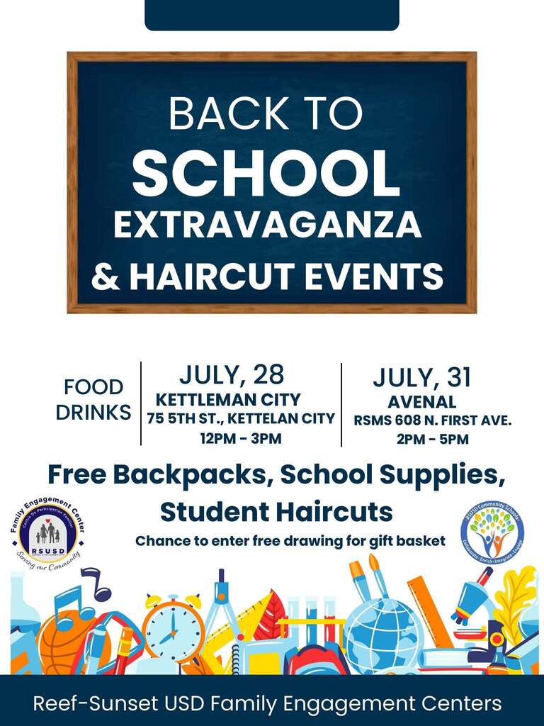 2026 Back to School Extravaganza info flyer 