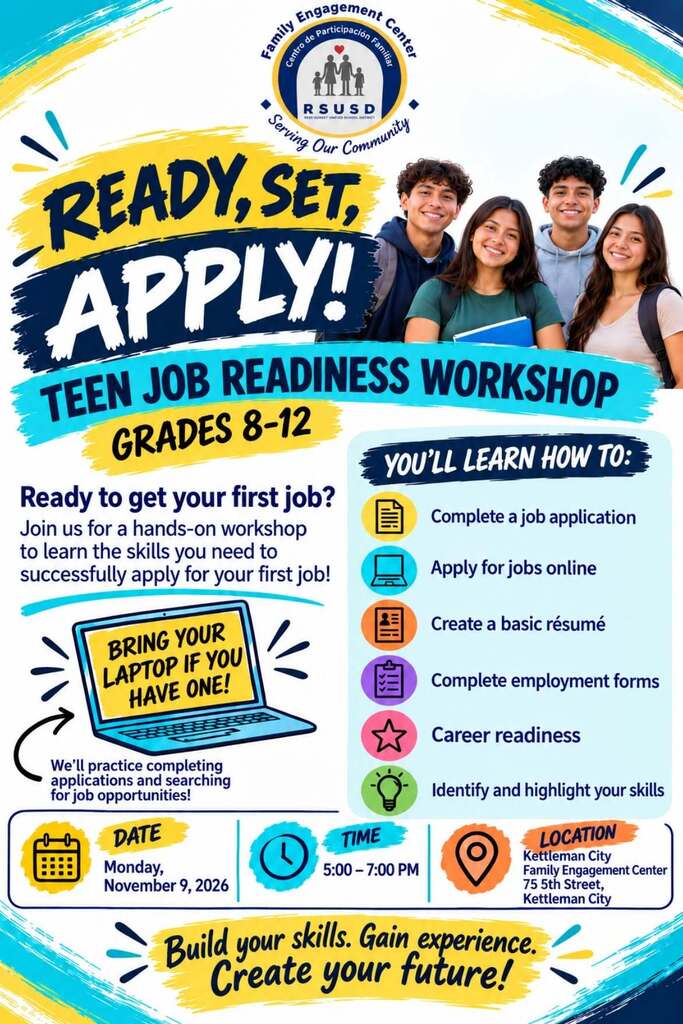 Ready, set apply flyer