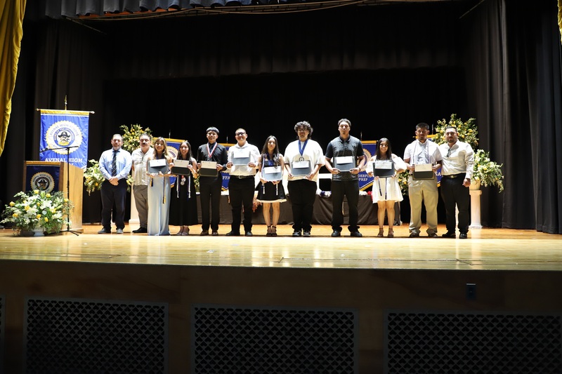 AHS Senior Recognition Ceremony students