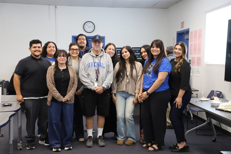 Mr. Earls with AHS Alumni