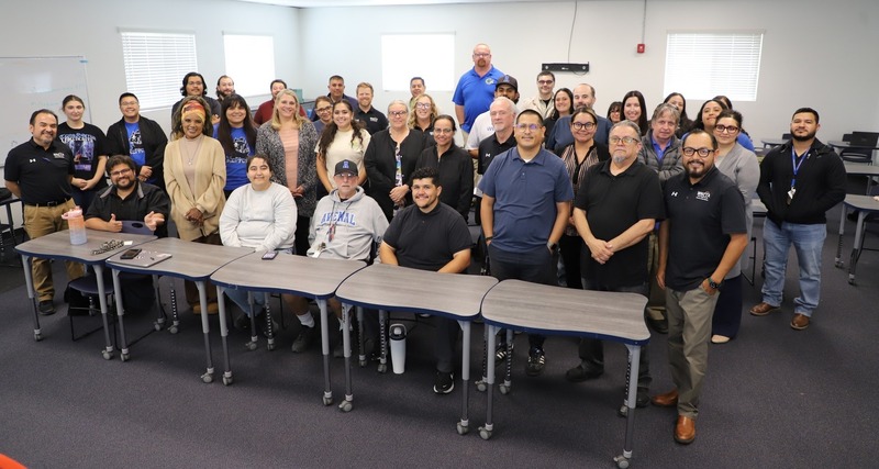 Mr. Earls with AHS Staff