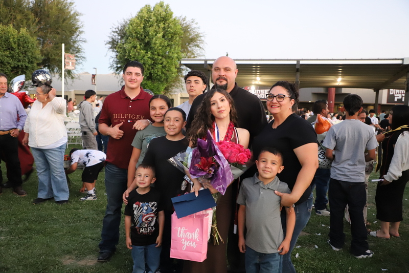 RSMS 8th Grade promotion family pictures