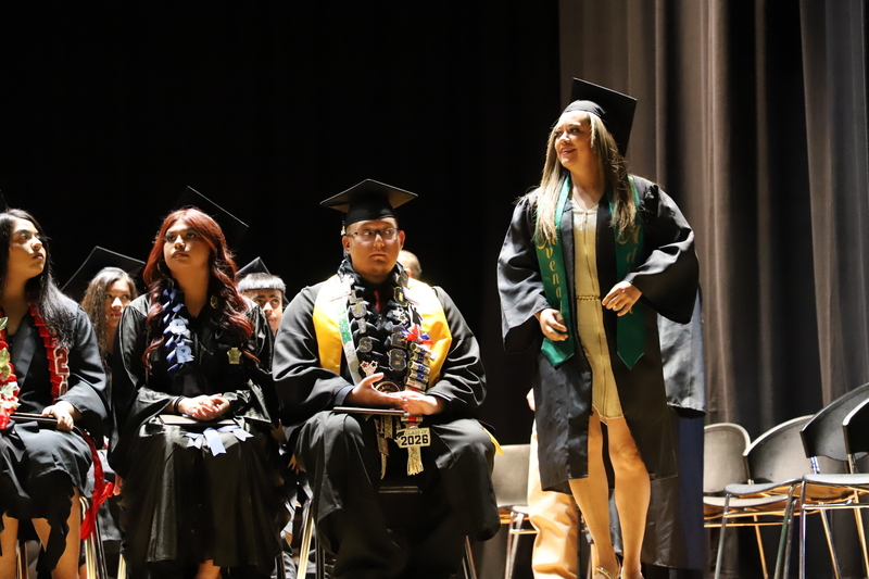 Alternative Ed graduation ceremony 2026 stage decorations
