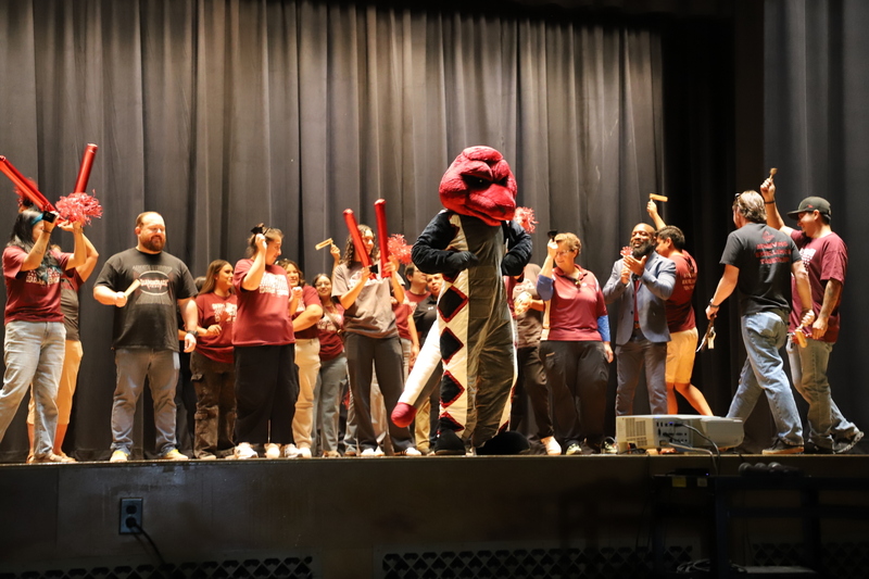 Welcome Back Staff Rally pics