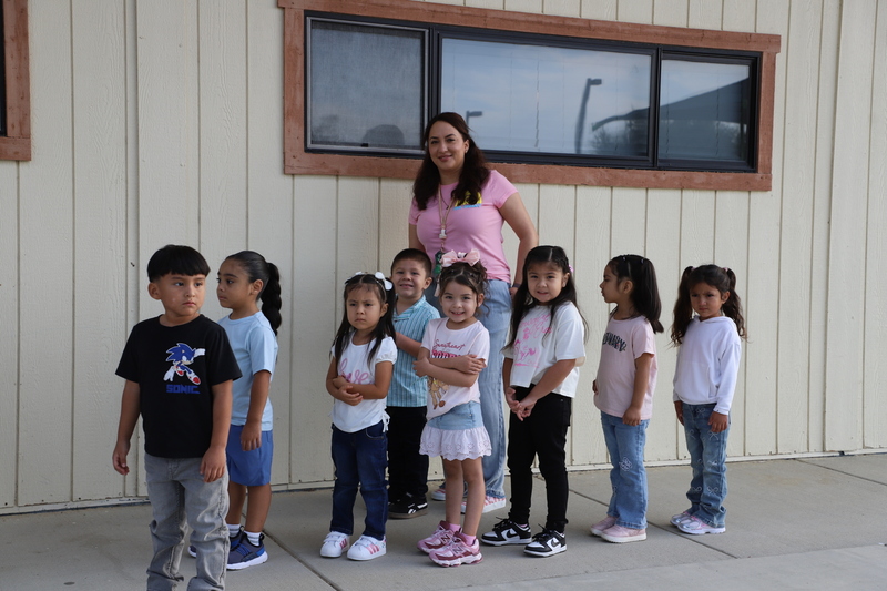 AES Students with teachers 