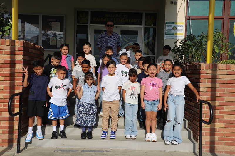 AES Students with teachers 