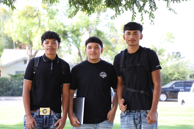 AHS students on campus