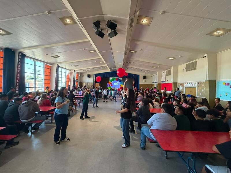 KCES Students during rally