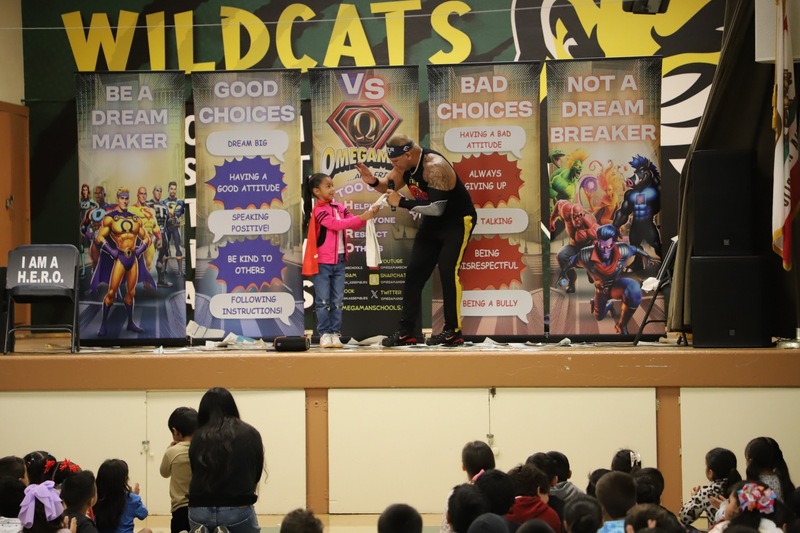 AES Assembly promoting positive choices and stop bullying