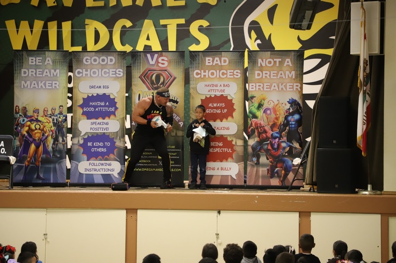 AES Assembly promoting positive choices and stop bullying