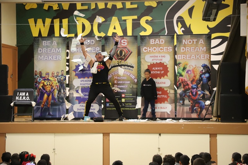 AES Assembly promoting positive choices and stop bullying