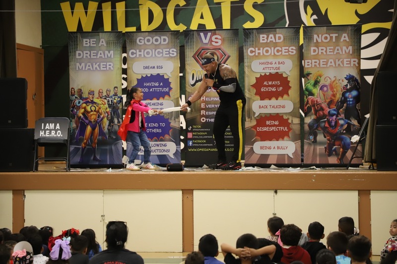 AES Assembly promoting positive choices and stop bullying