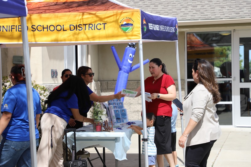 RSUSD KC FEC guests at resource tables