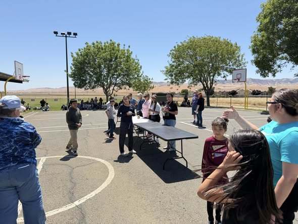 TES PBIS Team at SBAC Rally