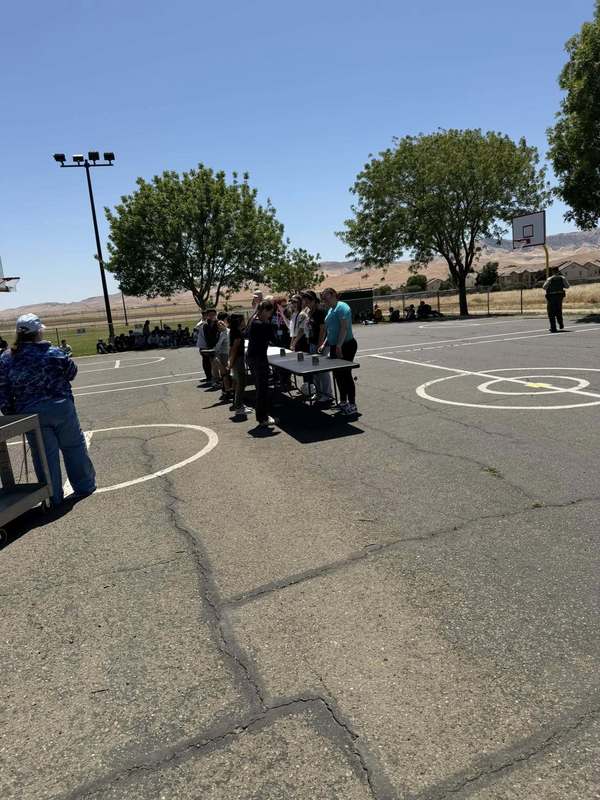 TES PBIS Team at SBAC Rally