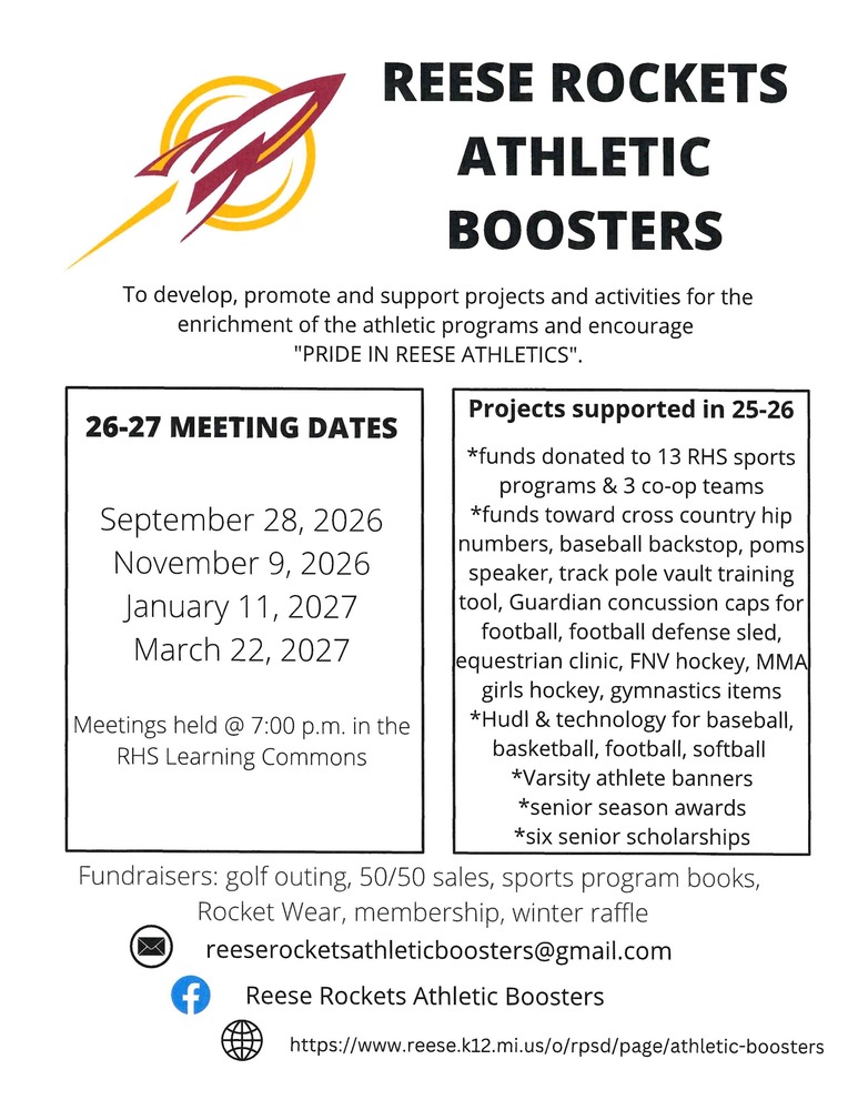 Reese Rockets Athletic Boosters