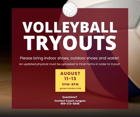 Volleyball Tryouts