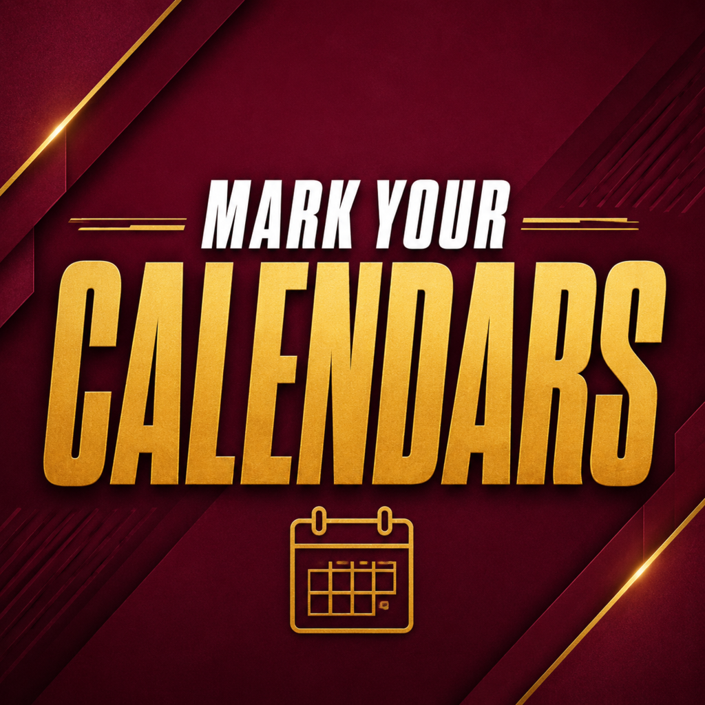 Mark Your Calendars