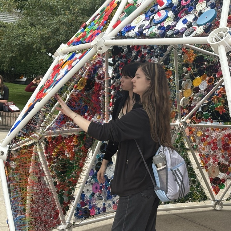 Art students at Art Prize.