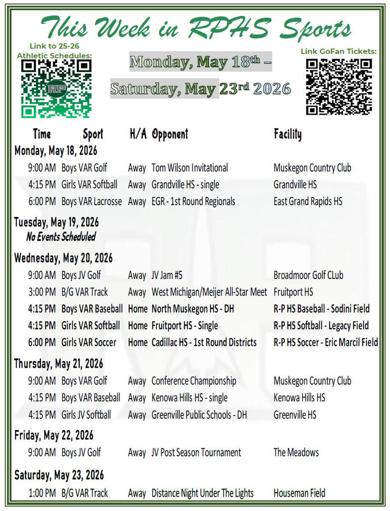 High School Week in Sports, May 18th 2026