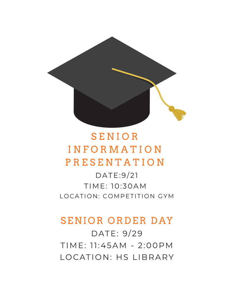 Important Senior information 