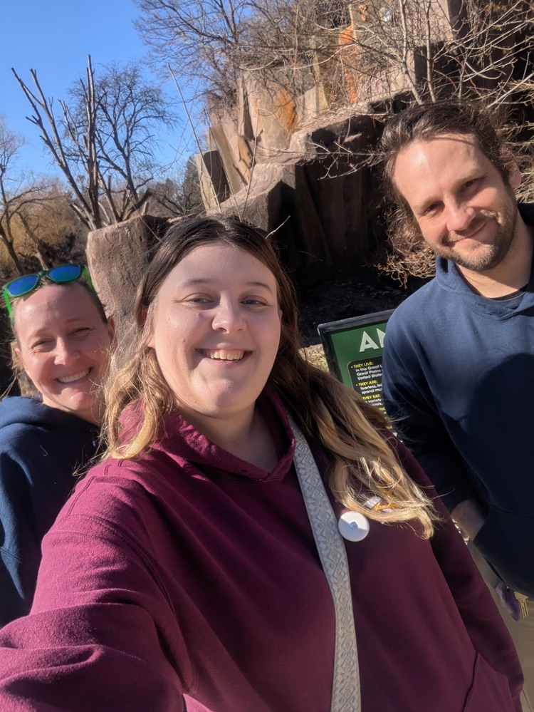 Maddie and zookeepers 