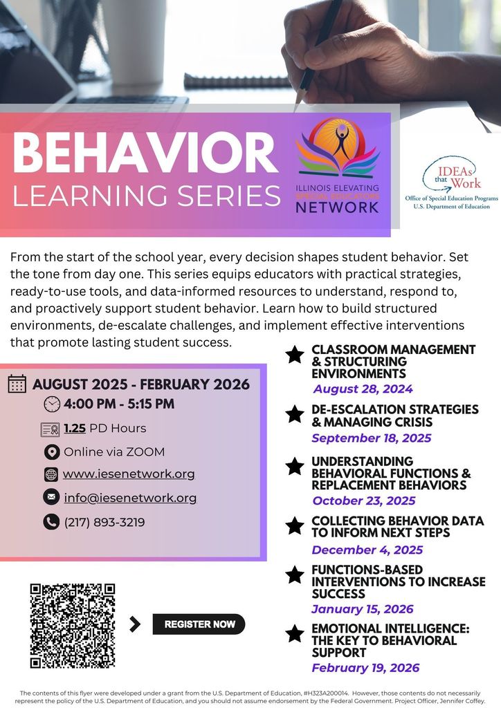 Behavior Learning Series 