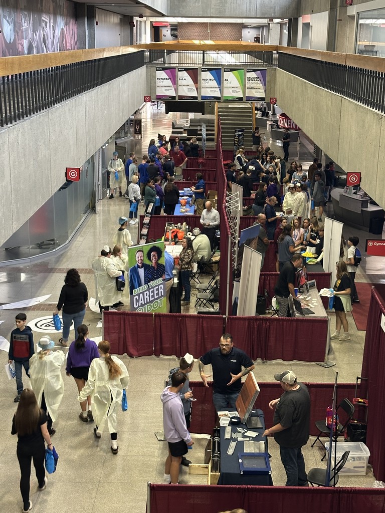 students walking through the session