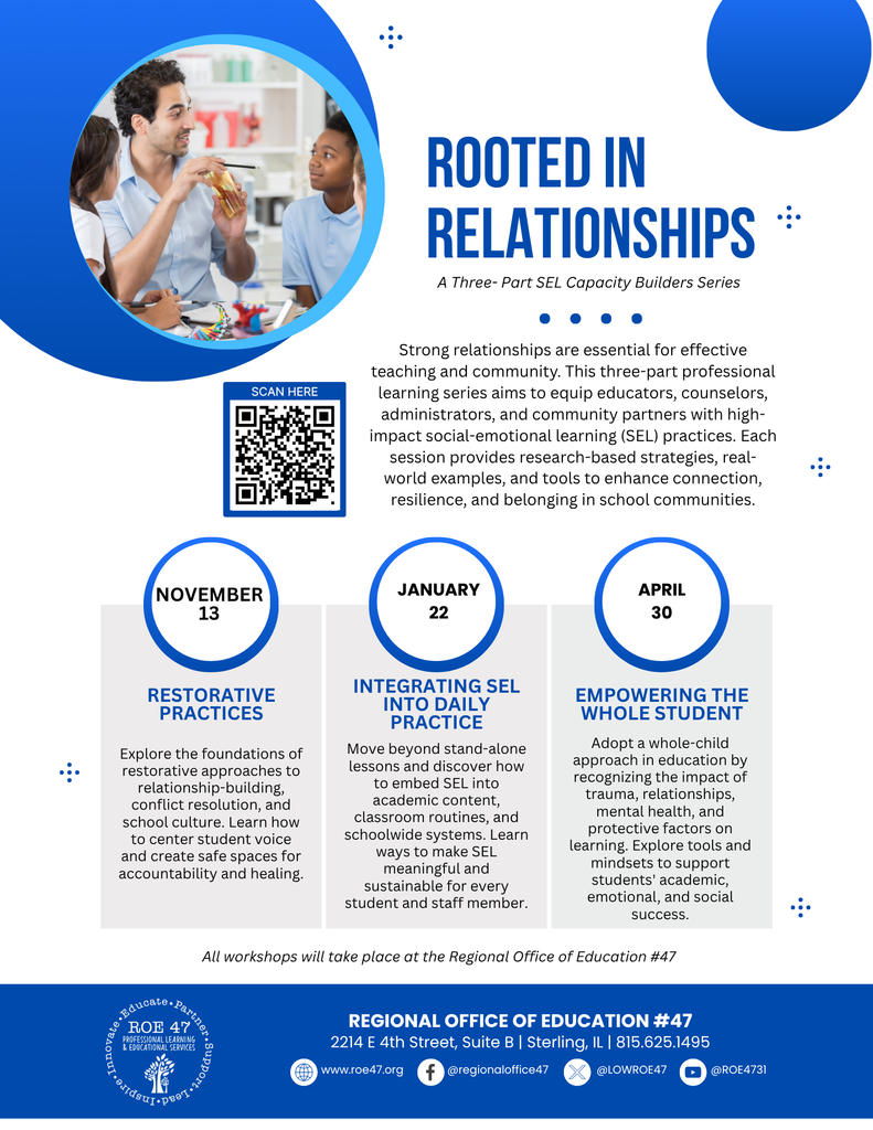 Rooted in Relationship Series flyer
