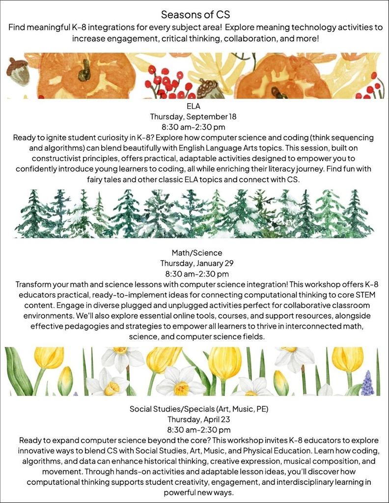 Seasons of Computer Science 