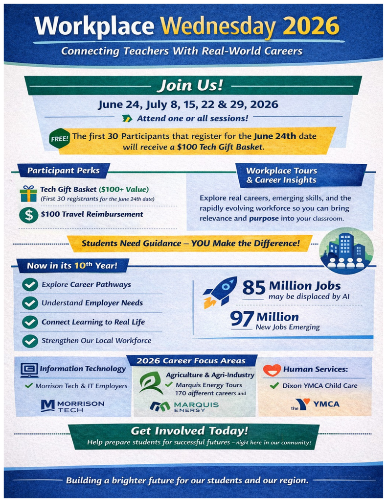 Workplace  Wednesday 2026 flyer 