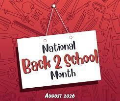 National Back to School Month 