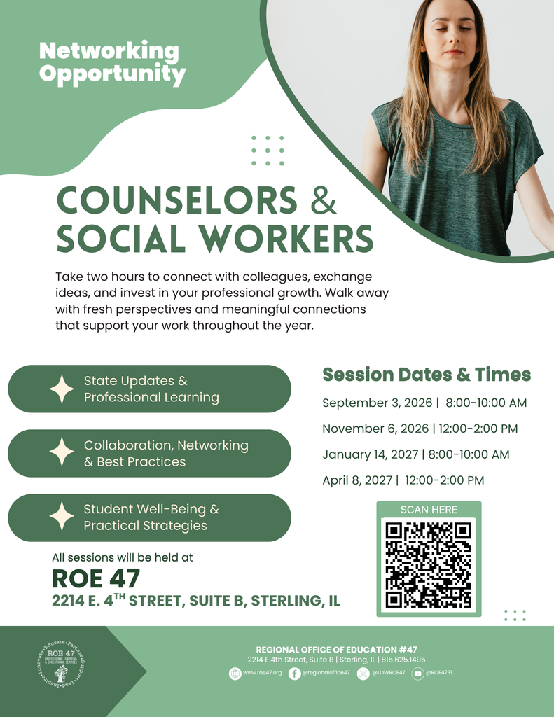Counselors & Social Workers Networking flyer