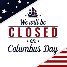 Office Closed for Columbus Day