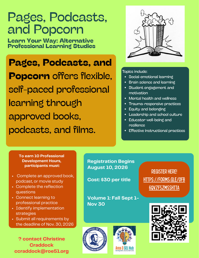 Pages, Podcasts, and Popcorn 