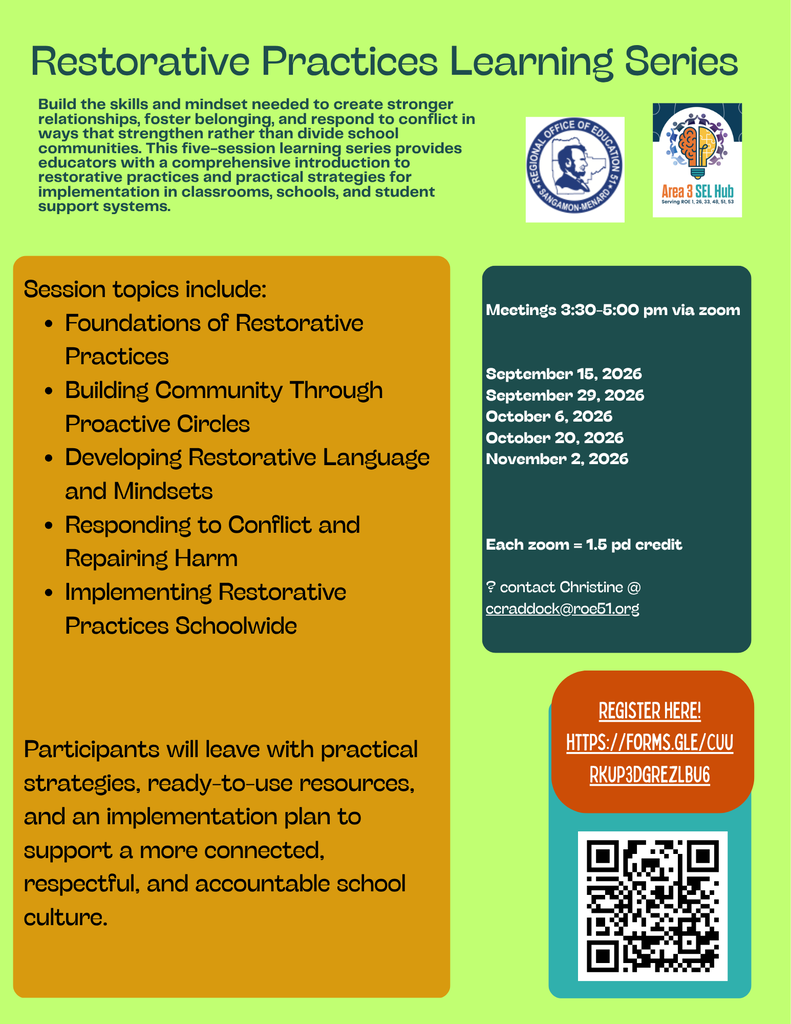 Restorative Practices Learning Series