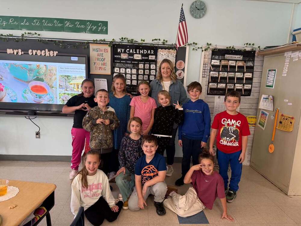 Students with Mrs. Stevens