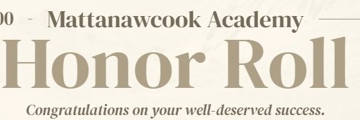 Mattanawcook Academy Honor Roll
