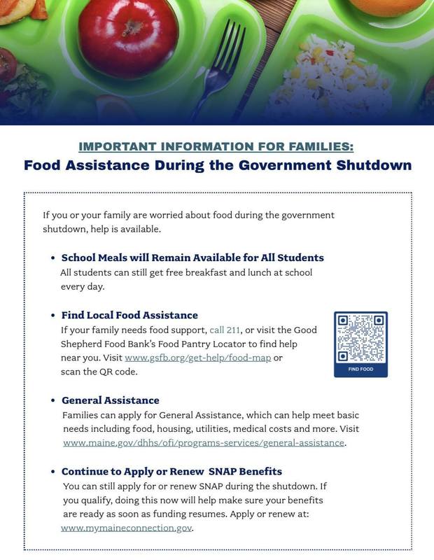 Food Assistance During the Government Shutdown