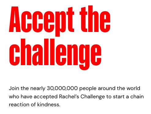 rachel's challenge