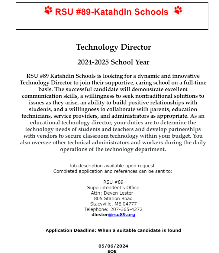 Technology Director