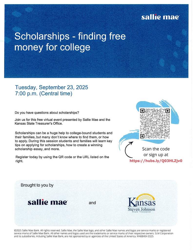 Sallie Mae Scholarship Flyer