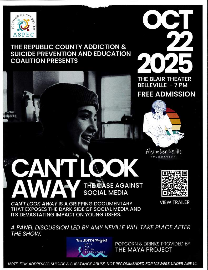 Can't Look Away Flyer