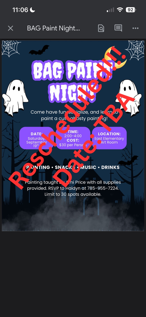 Please lookout for a new date!