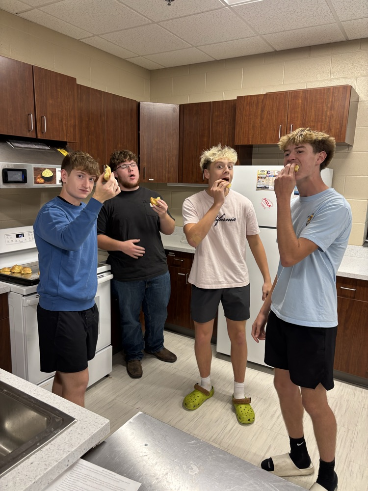 Taste testers approve of cream puffs!