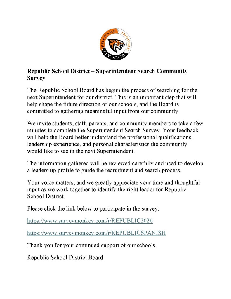 Superintendent Search